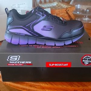 Brand new sketcher's steel toe size 8